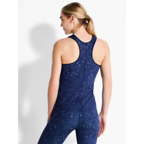 NIC + ZOE Spotted Blues Flexfit High Neck Tank image {2}