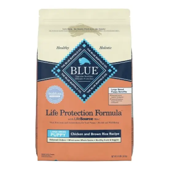 Blue Buffalo Life Protection Formula Natural Puppy Large Breed Dry Dog Food with Chicken and Brown Rice image {10}