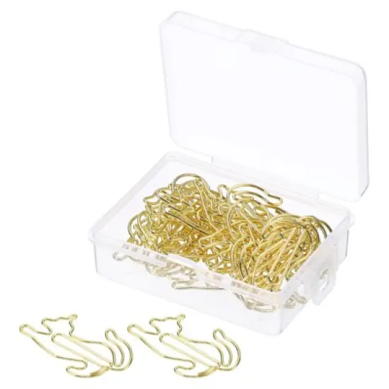 Unique Bargains Metal Prevent Tearing Pages Home Office Paper Clip 20 Pcs image {4}