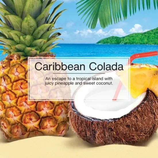 Little Trees 3pk Caribbean Colada Air Freshener image {3}