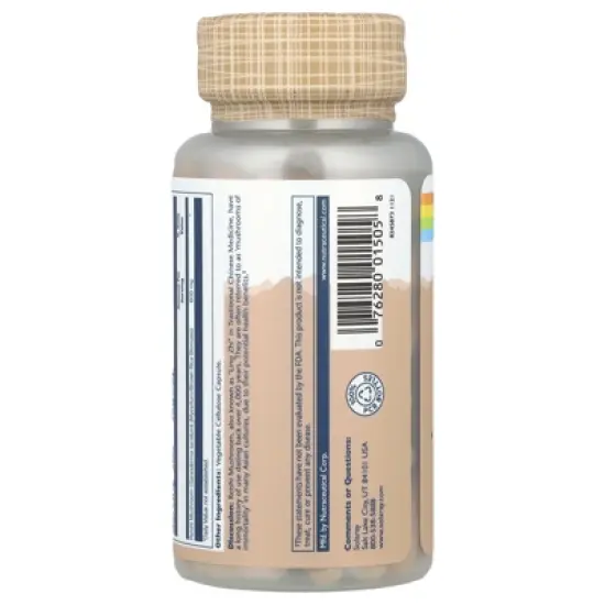 Solaray Reishi Mushrooms, 600 mg, 100 VegCaps image {2}