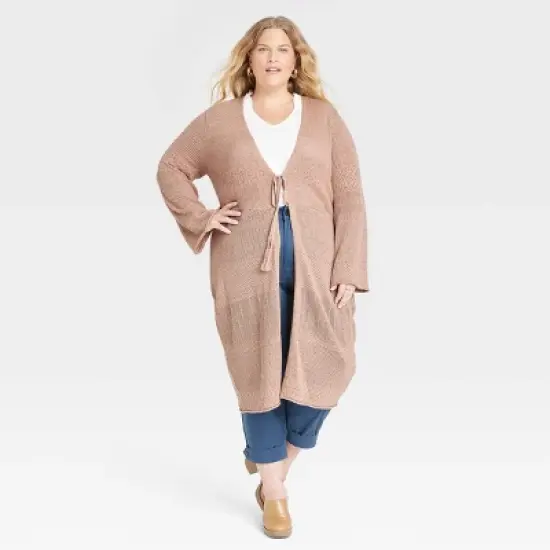 Women's Pointelle Duster Cardigan - Knox Rose&trade; image {6}