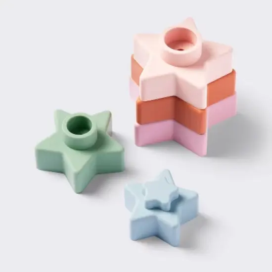 Star Stacker Silicone Toy - Cloud Island&trade; image {2}