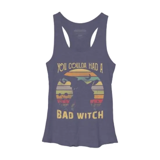 Women's Design By Humans Halloween Funny You Coulda Had Bad Witch By Ering Racerback Tank Top image {5}