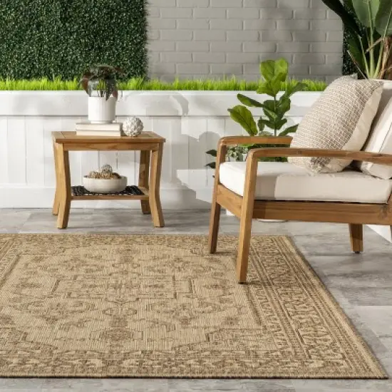 nuLOOM Candace Traditional Vintage Indoor/Outdoor Area Rug image {7}