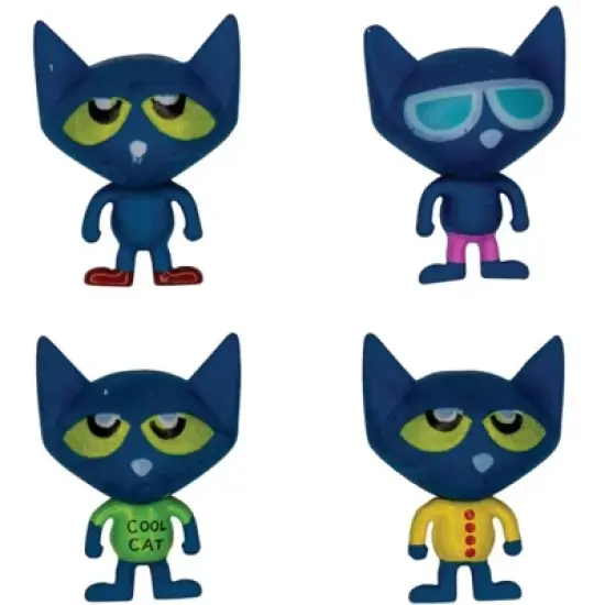 Groovy Pete the Cat 3D Erasers (8 Pack) - Collect Erase with Fun (1.5" Tall) image {4}