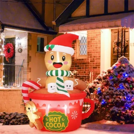 Inflatables Holiday Decoration, Waterproof Indoor Outdoor Xmas Decor Halloween Decor for Yard, Lawn, Garden image {6}