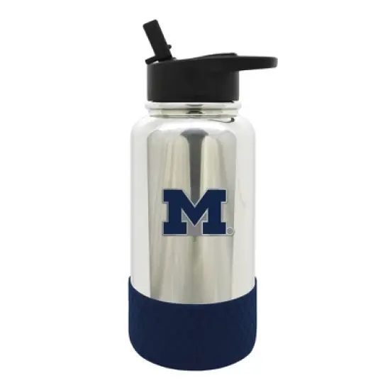 NCAA Michigan Wolverines 32oz Chrome Thirst Hydration Water Bottle image {1}