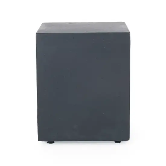 Goliath Outdoor 50000 BTU Light Weight Concrete Rectangular Fire Pit with Tank Holder - Christopher Knight Home image {11}