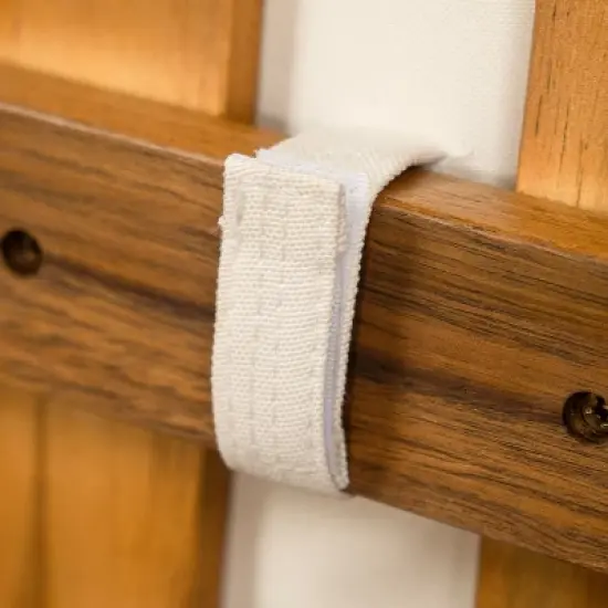 Christopher Knight Home Fawn Modern Outdoor Acacia Wood Loveseat and Table Set, Beige/Teak image {8}