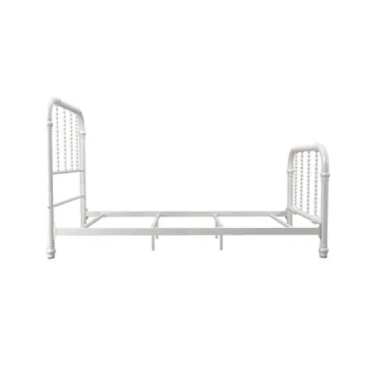 Full Emilia White Metal Bed White - Room & Joy image {3}
