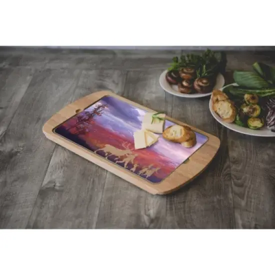 Toscana Disney Frozen 2 Billboard Glass Top Serving Tray image {1}