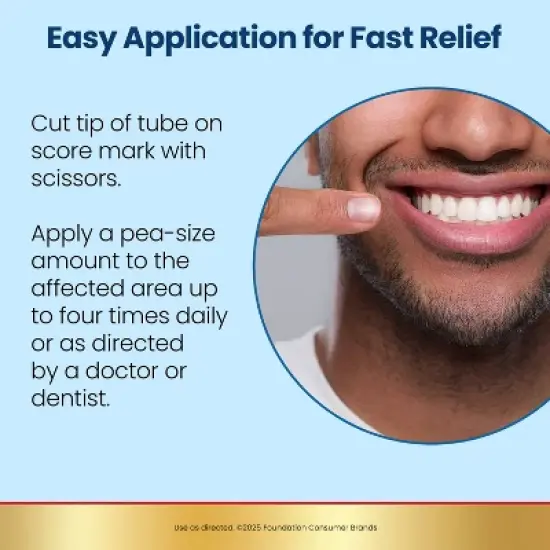 Anbesol Gel Maximum Strength Instant Oral Pain Relief - 0.33oz image {3}