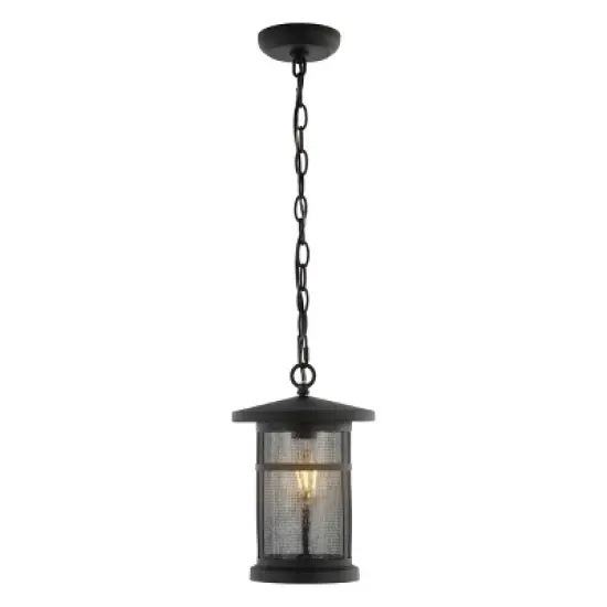 Osprey 8" Outdoor Pendant - PLT4030 - Black - Safavieh image {1}