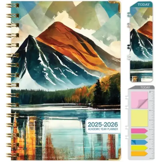 Global Printed Products Hardcover AY 2025-2026 Fashion Planner - 5.5"x8" (Lake View) image {8}