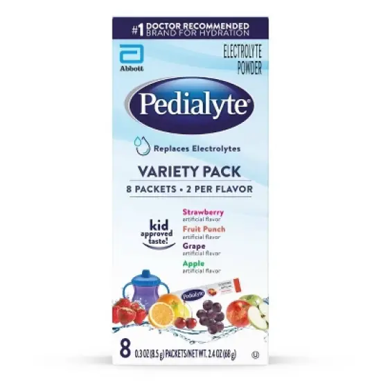 Pedialyte Electrolyte Powder Variety Pack - 8ct/2.4oz image {8}