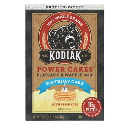 Kodiak Protein-Packed Flapjack & Waffle Mix Birthday Cake - 18oz image {7}