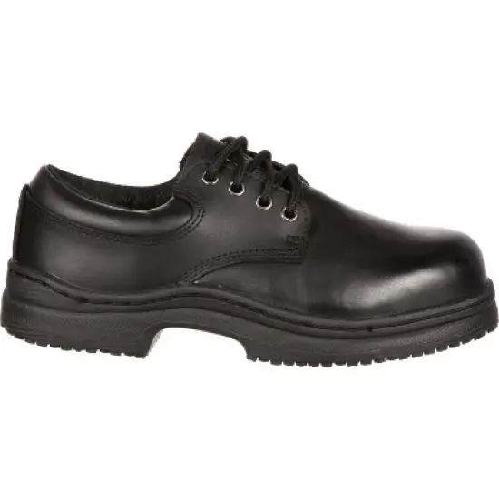 Men's SlipGrips Steel Toe Slip-Resistant Oxford, 5332, Black, Size 8 image {6}