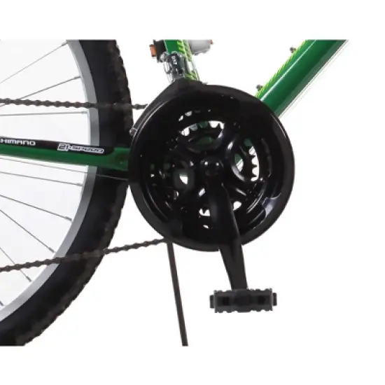 Titan Trail 21-speed Suspension Women's Mountain Bike, 17-Inch Frame, Green and Dark Green image {2}