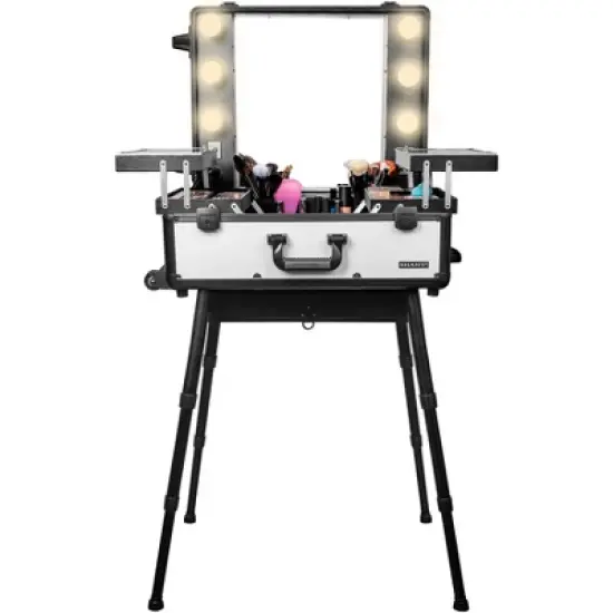 SHANY Studio ToGo Wheeled Lighted Trolley Makeup Case image {7}