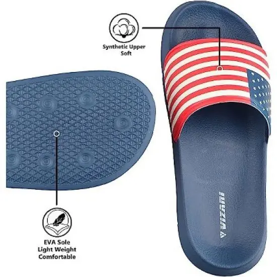 Vizari Men's 'USA SS' Soccer Slide Sandals image {2}