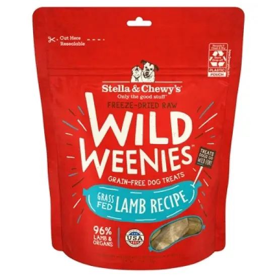 Stella & Chewy's Wild Weenies Lamb Flavor Chewy Dog Treats - 3.25oz image {5}