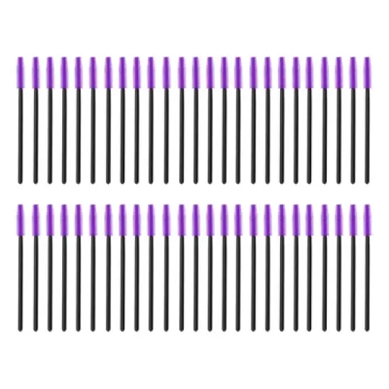 Unique Bargains Convenient Silicone Eyelash Brush 50 Pcs image {14}