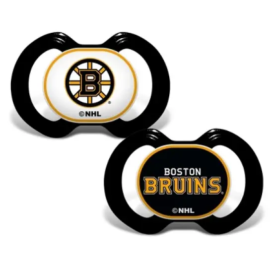 BabyFanatic Officially Licensed Unisex Pacifier 2-Pack - NHL Boston Bruins image {4}