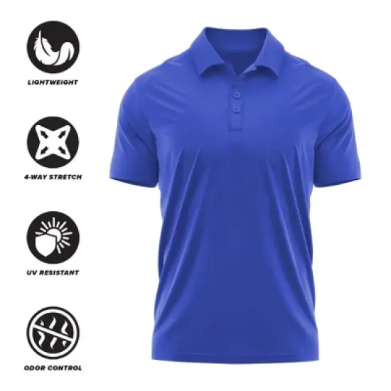 Campus Lab University of Missouri-Kansas City Adult Men's Polo Left Chest Logo image {4}