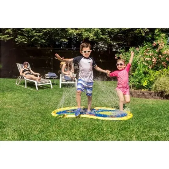 Poolmaster Lil' Splashers Spray Play Water Sprinkler and Backyard Play Mat image {4}