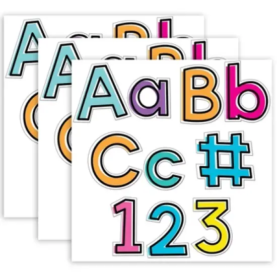 Carson Dellosa Education Kind Vibes Combo Pack EZ Letters, 219 Pieces Per Pack, 3 Packs image {2}