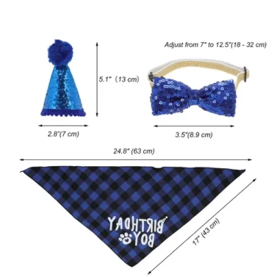 Unique Bargains Cat Birthday Decorations 1 Set image {2}