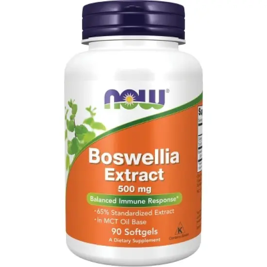 NOW Boswellia Extract 500 Milligrams 90 Sgels image {2}