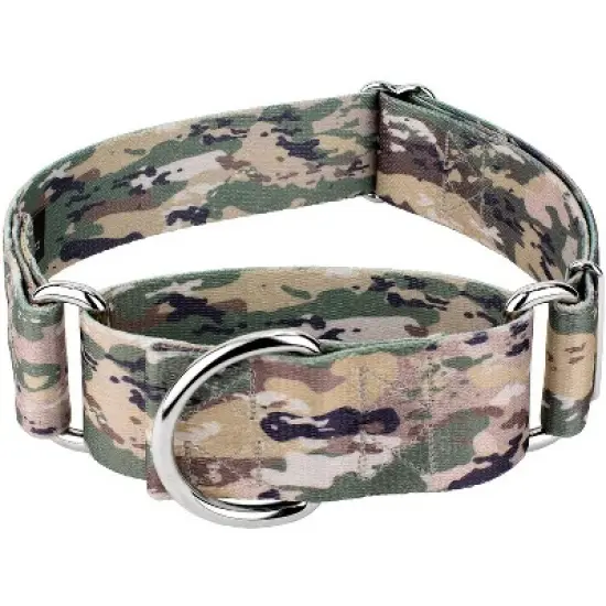 Country Brook Petz 1 1/2 Inch Mountain Viper Camo Martingale Dog Collar image {7}