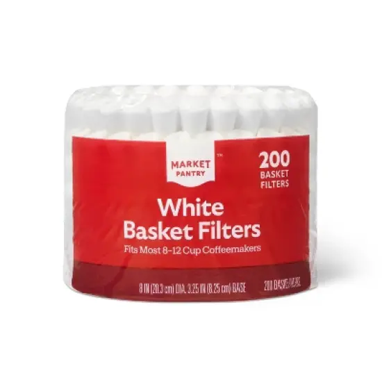 White Coffee Filters - 200ct - Market Pantry&trade; image {3}