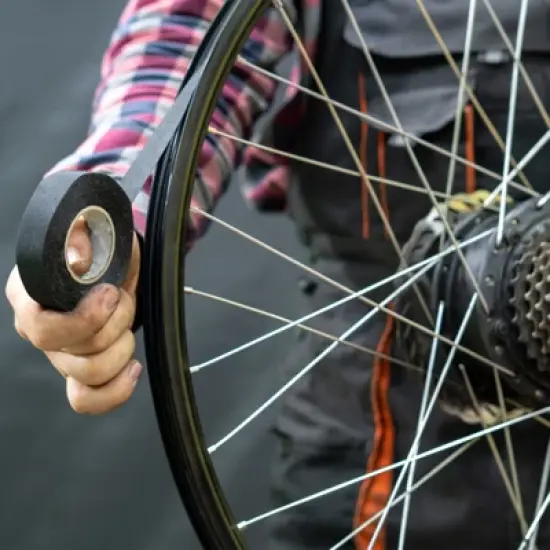 Unique Bargains Durable Self-Adhesive Backing Bike Wheel Tubeless Rim Tape image {3}