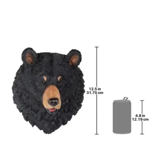 Design Toscano American Black Bear Sculptural Wall Trophy image {6}