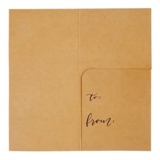 Pipilo Press 36 Pack Money Cards with Envelopes, A Gift for You Cards for Cash, Holiday's, Birthday's (Kraft Paper, 3.5 x 7.25 In) image {4}