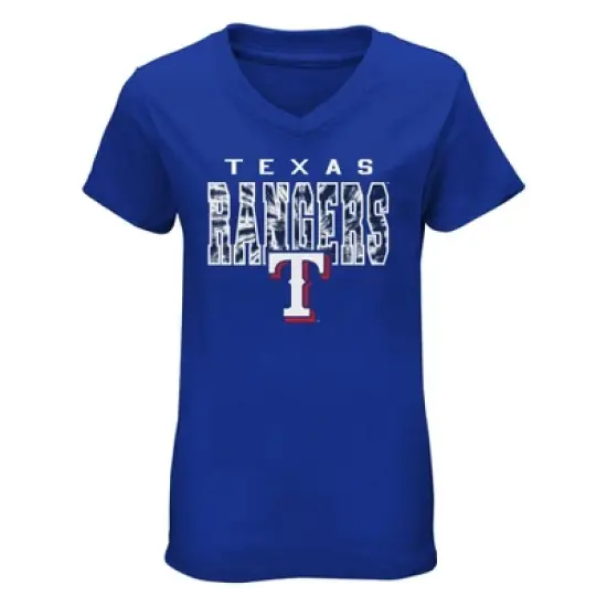 MLB Texas Rangers Boys' V-Neck T-Shirt image {1}