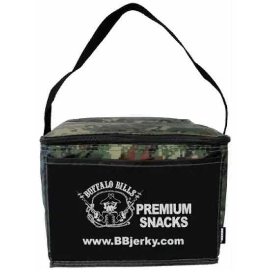 Buffalo Bills 7-Piece Premium Beef Jerky Sampler Camo 6-Pack Gift Cooler (7 assorted jerky packs) image {3}