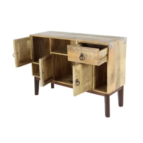Modern Mango Wood Buffet Brown - Olivia & May image {6}