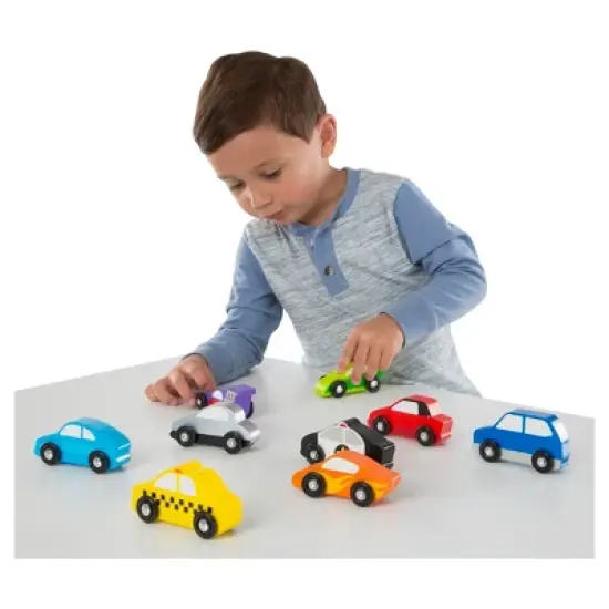 Melissa & Doug Wooden Car Set image {3}