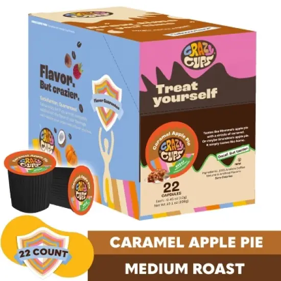 Decaf Caramel Apple Pie Flavored Coffee Pods image {1}