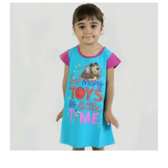 Masha and The Bear Short Sleeve Playtime Dress - Toddler image {1}