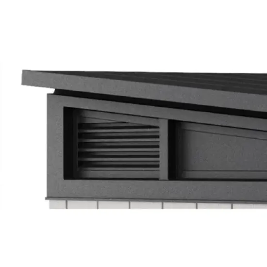 Keter 4'x6' Premier Jumbo Outdoor Storage Shed: Weather-Resistant, 2020L Capacity, Hydraulic Pistons image {6}