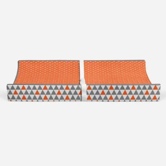 Bacati - Playful Fox Quilted Changing Pad Cover image {5}