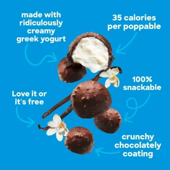 Yasso Frozen Greek Yogurt - Vanilla Bean Poppables - 6.84 fl oz image {2}