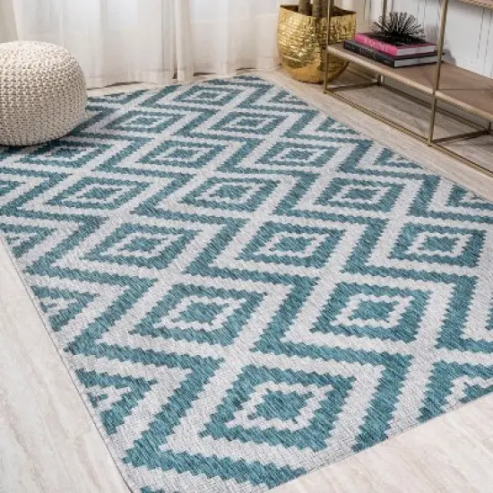 Sintra Diamond  Indoor/Outdoor Area Rug - JONATHAN Y image {9}