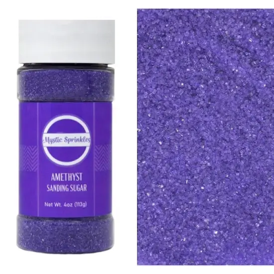 Mystic Sprinkles Amethyst - Purple Sanding Sugar 4oz image {5}