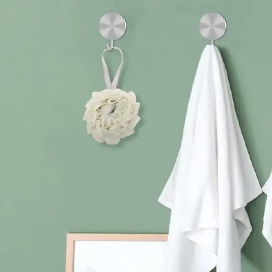 Unique Bargains Bath Shower Sponge for bathroom 4.72"x4.72" 1 Pc image {4}